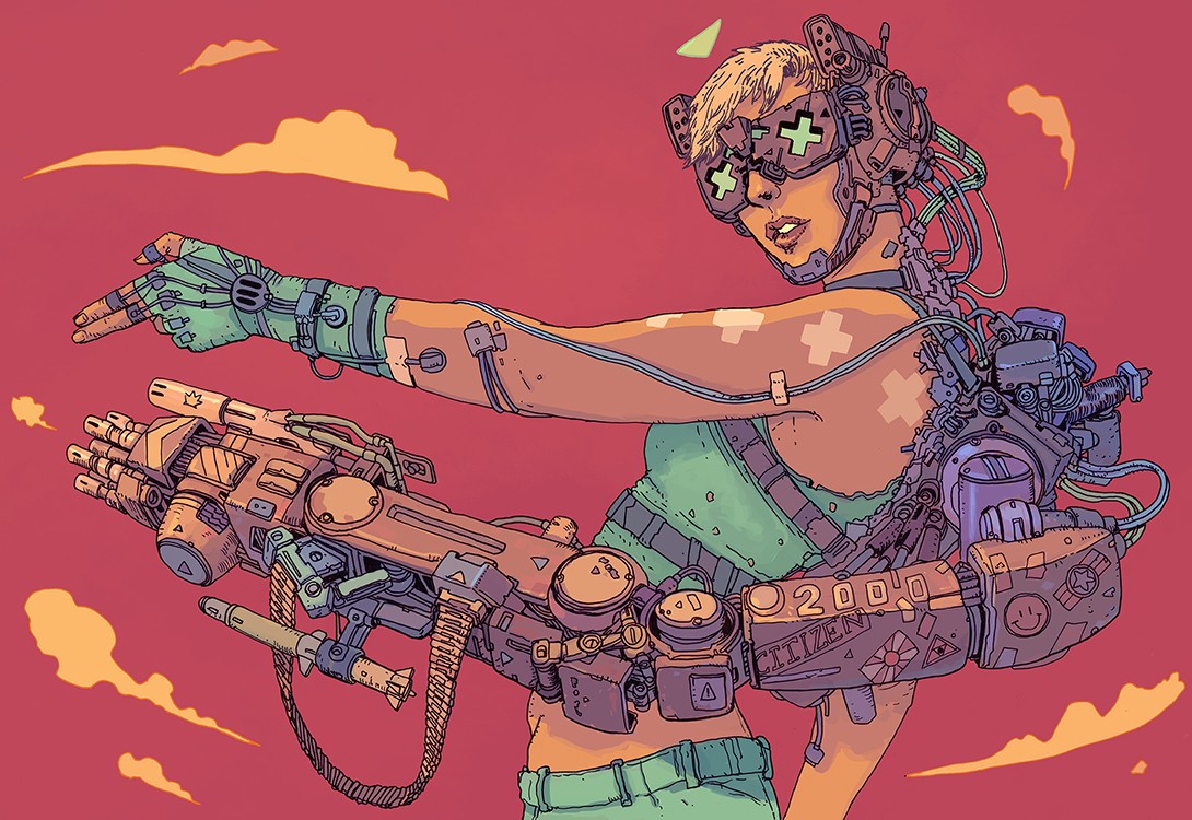 SCI Fi Cyberpunk Ilustração 07 - Josan Gonzalez