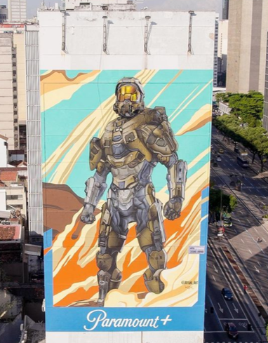 Dionisio.AG: Empena para a série Halo